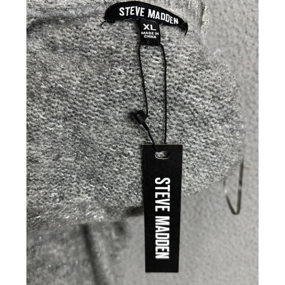 Steve Madden Women's Turtleneck Cozy Winter Sweater Dress Gray Size XL NWT's. - Picture 6 of 8